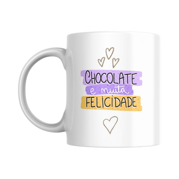 Caneca Personalizada Brinde Corporativo Páscoa Roxa 325ml