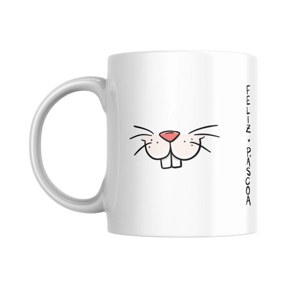 Caneca Personalizada Brinde Corporativo Páscoa 325ml