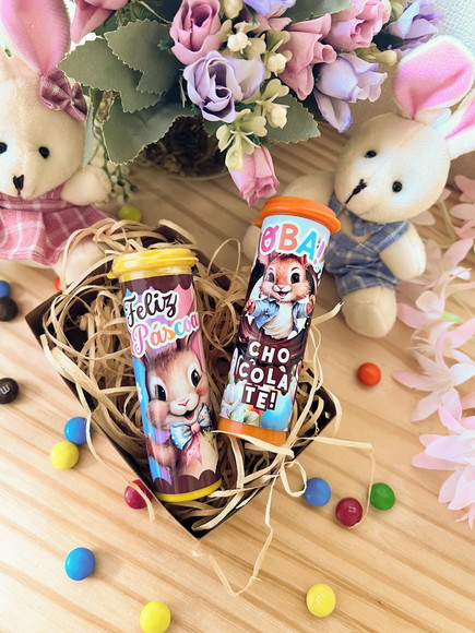 Tubo de M&m Personalizado Brinde Corporativo Páscoa