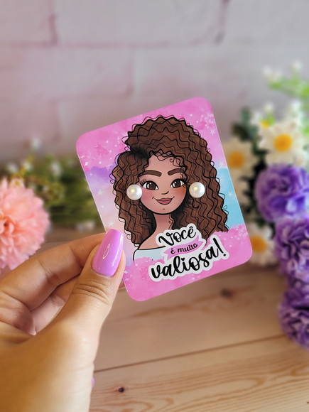 Card + Brincos Brinde Loja, Empresas, Clinicas Dia da Mulher