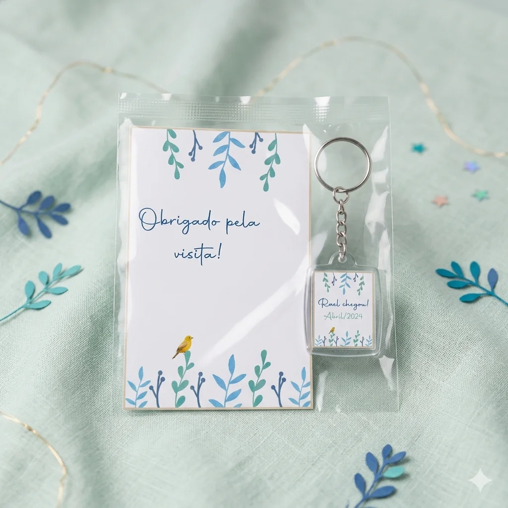 Chaveiro Personalizado Jardim Menino Lembrancinha - Imagem 1