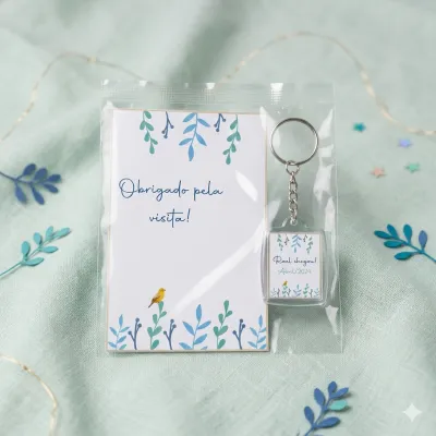 Chaveiro Personalizado Jardim Menino Lembrancinha