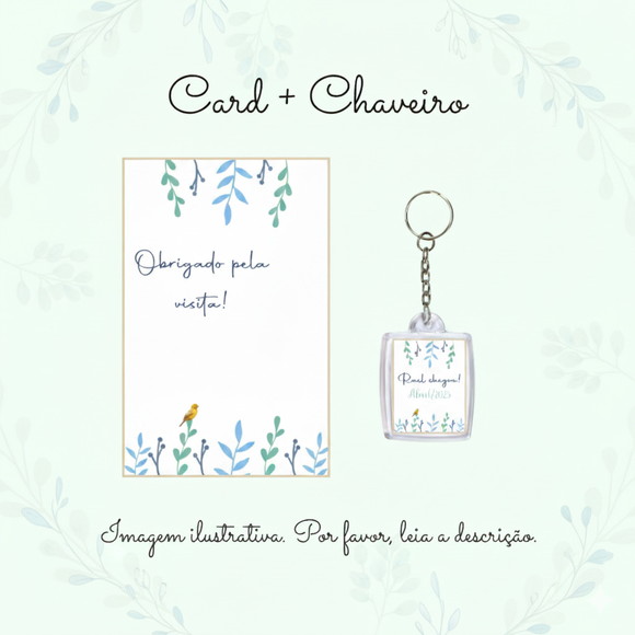 Chaveiro Personalizado Jardim Menino Lembrancinha