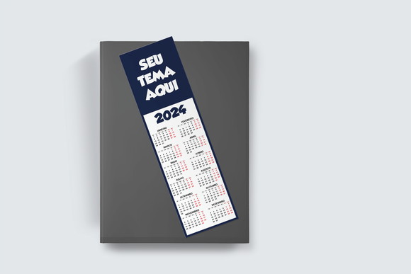 Marcador Página Personalizado Calendário