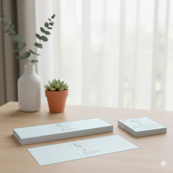 Rótulo Água Personalizado Balão Aquarela com Tag
