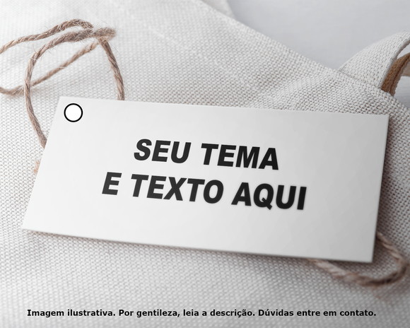Tag Lembrancinha Personalizada - Qualquer Tema