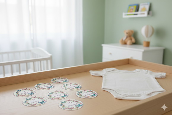 Kit Adesivo Mesversário Personalizado Borboletas