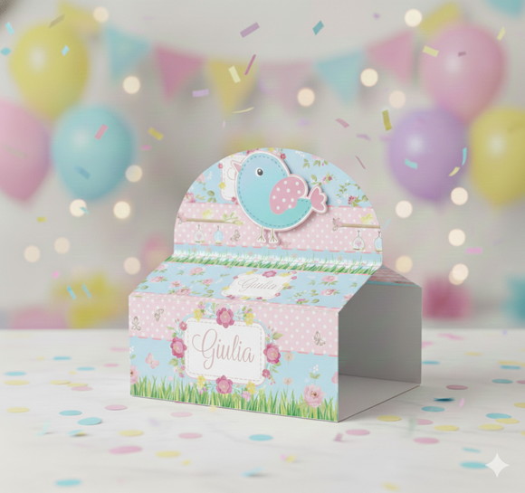 Porta Bis Duplo Personalizado Jardim (20 Unidades)
