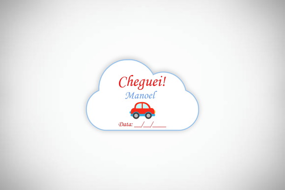 Tag Personalizada Maternidade Carrinho