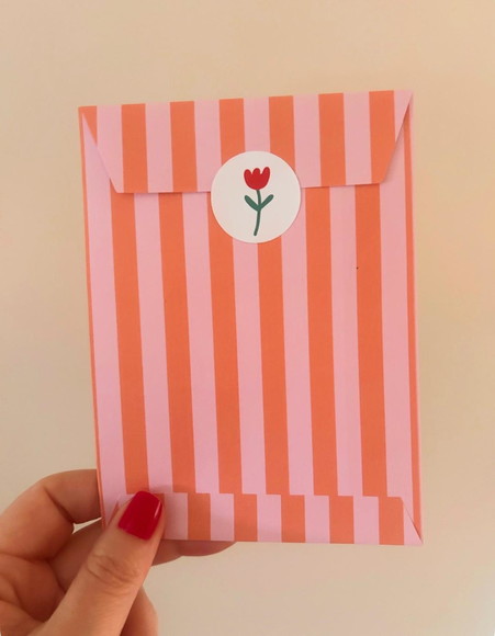 Envelope Plano Criativo com Lacre Adesivo- Flat Pocket