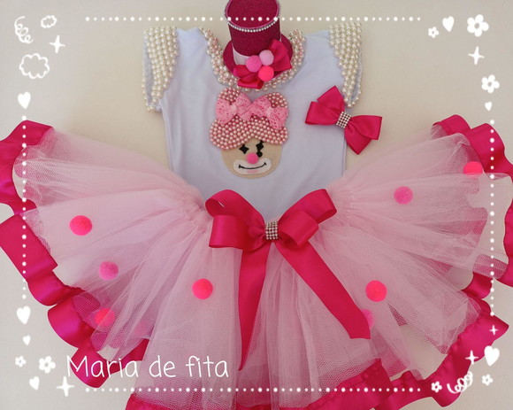 Roupa Circo Rosa