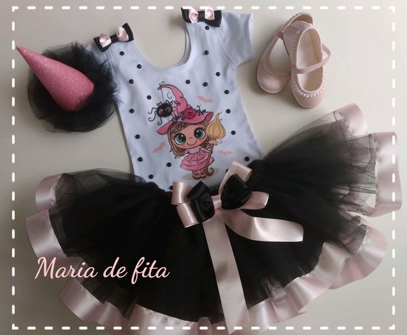 Roupa Bruxinha Halloween