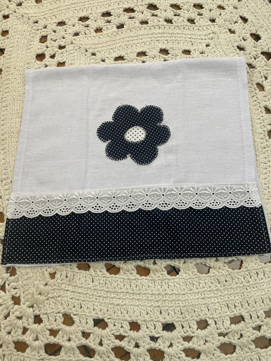 Kit pano de prato floral - Imagem 5