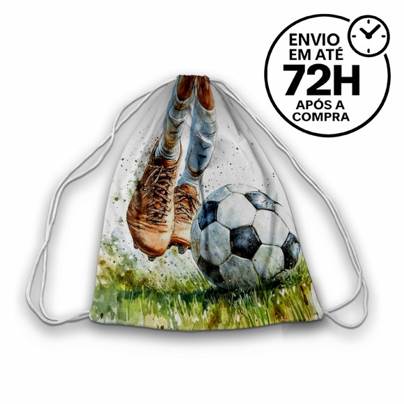 Mochilinha Saco Tema Futebol