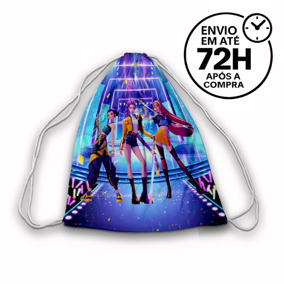 Mochilinha Saco Guerreiras K Pop