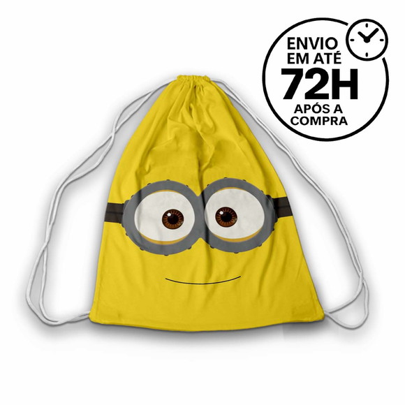 Mochilinha Saco Tema Minions
