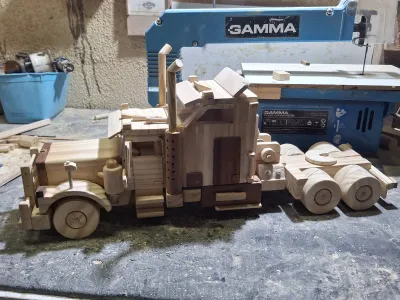 Caminhão Americano Perterbilt BI TREM