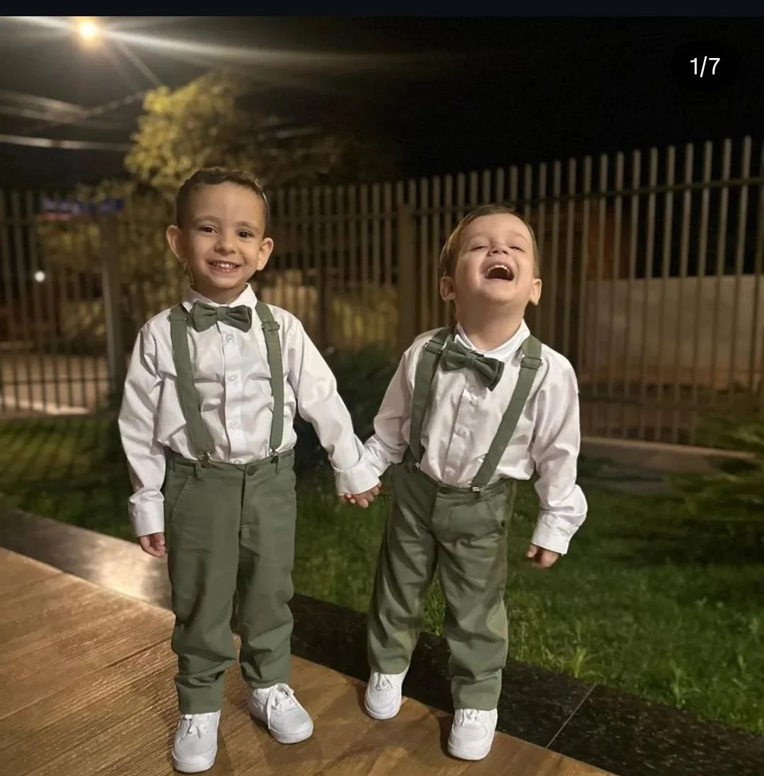 Roupa Pajem Verde Oliva