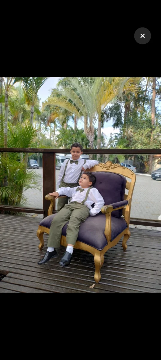 Roupa Pajem Verde Oliva - Imagem 6