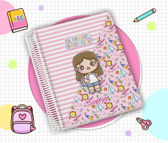 Agenda Escolar Infantil 2026 Personalizada