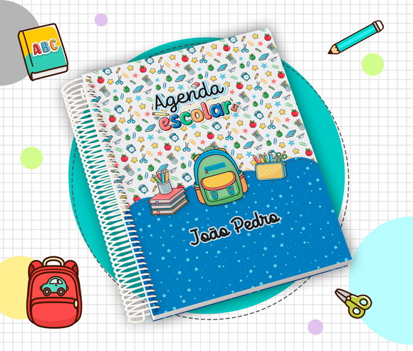 Agenda Escolar Infantil 2026 Personalizada