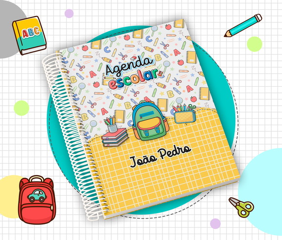 Agenda Escolar Infantil 2026 Personalizada