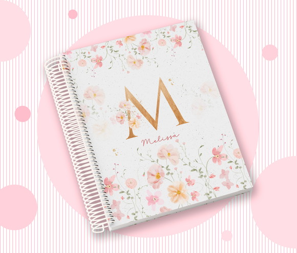Caderno Personalizado com Inicial e Nome