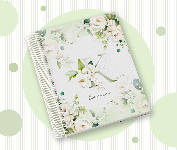 Caderno Personalizado com Inicial e Nome