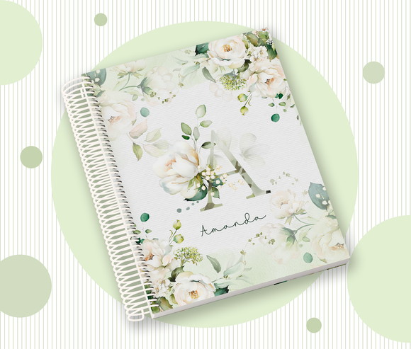 Caderno Personalizado com Inicial e Nome