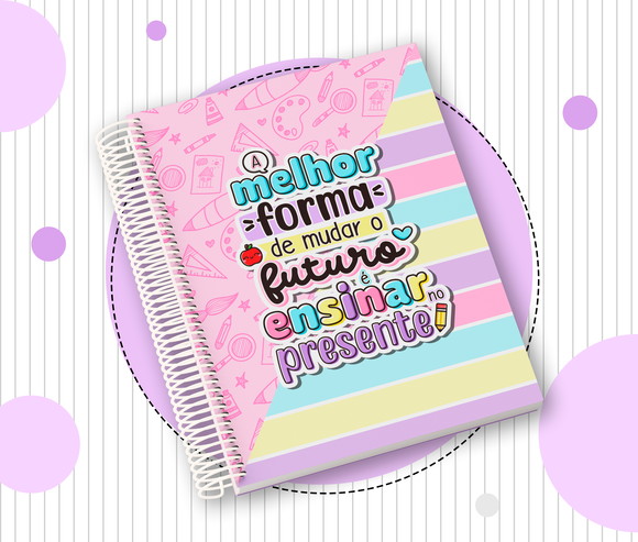 Caderno Professora Pautado
