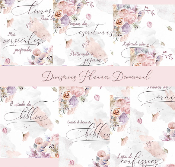 Planner Devocional Floral