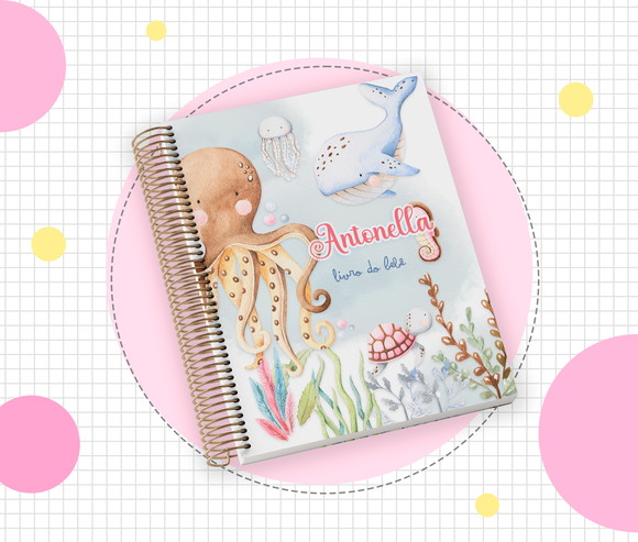 Livro do Bebê Fundo do Mar Menina