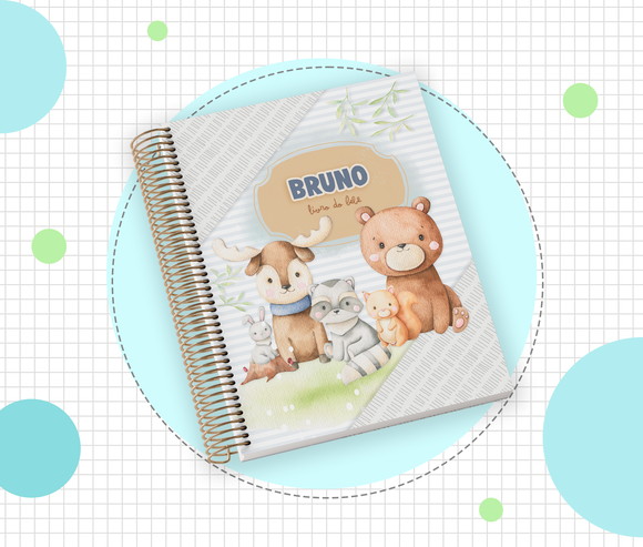 Livro do Bebê Floresta Menino