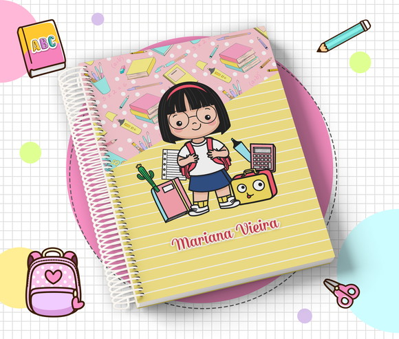 Agenda Escolar Infantil Personalizada 2026