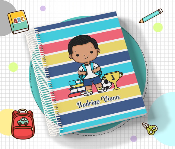 Agenda Escolar Infantil Personalizada 2026