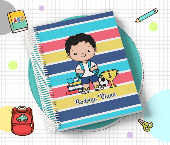 Agenda Escolar Infantil Personalizada 2026