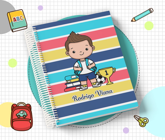 Agenda Escolar Infantil Personalizada 2026