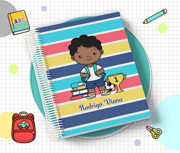 Agenda Escolar Infantil Personalizada 2026