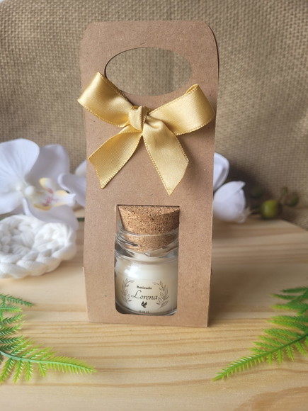 Vela Aromática Personalizada Lembrancinha Batizado
