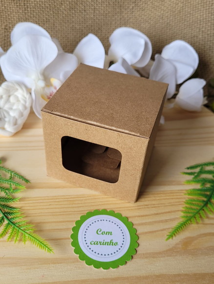 Caixa Kraft para Velas Copo Patê