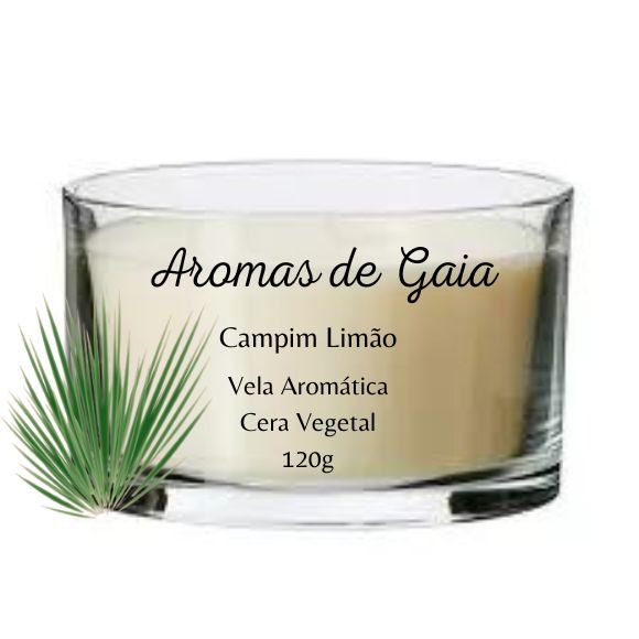 Vela Aromatizada Capim Limão 100 Gr