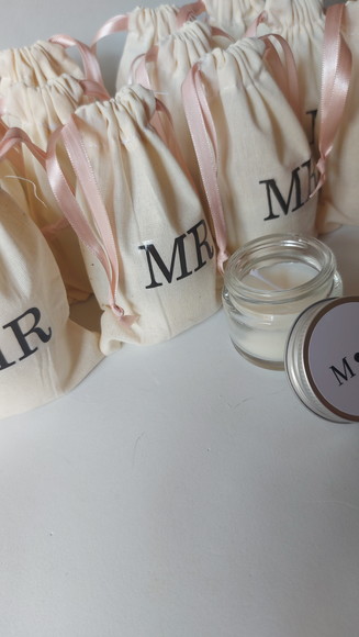 Mini Vela Perfumada Personalizada Casamento 35 Gr