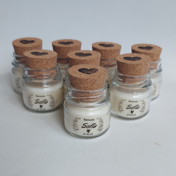 Mini Vela Perfumada Batizado 40g