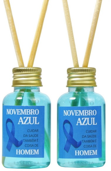 Mini Difusor Lembrancinha Novembro Azul 40ml