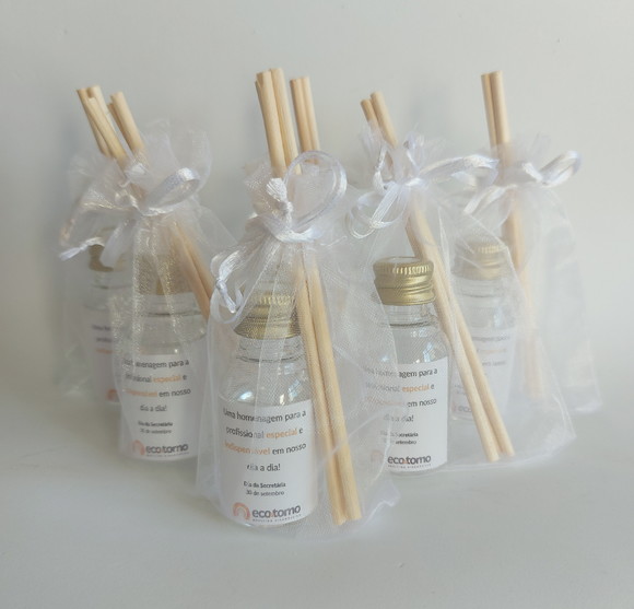 Mini Difusor Lembrancinha Dia da Secretária 40ml