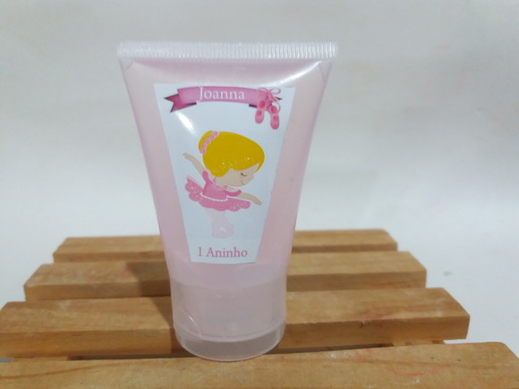 Lembrancinha Mini Álcool Gel Maternidade Bailarina