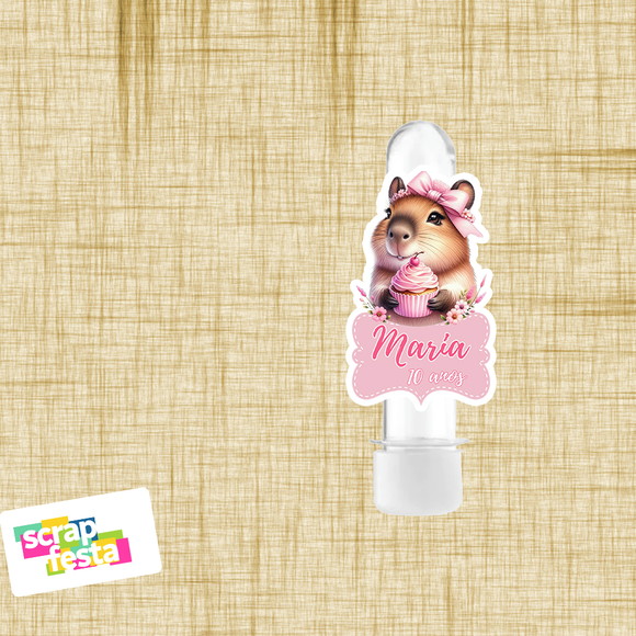 Tubete Personalizado Festa Capivara Cute