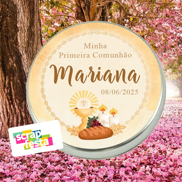 Latinhas Personalizadas Festa Igreja Primeira Comunhão
