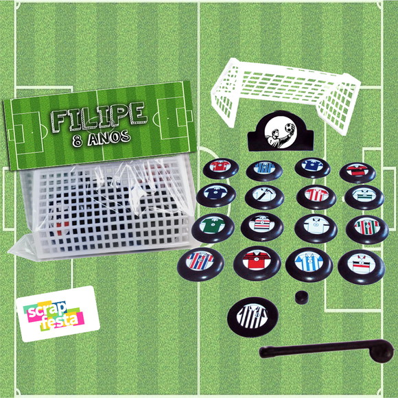 Kit Jogo Futebol de Botão