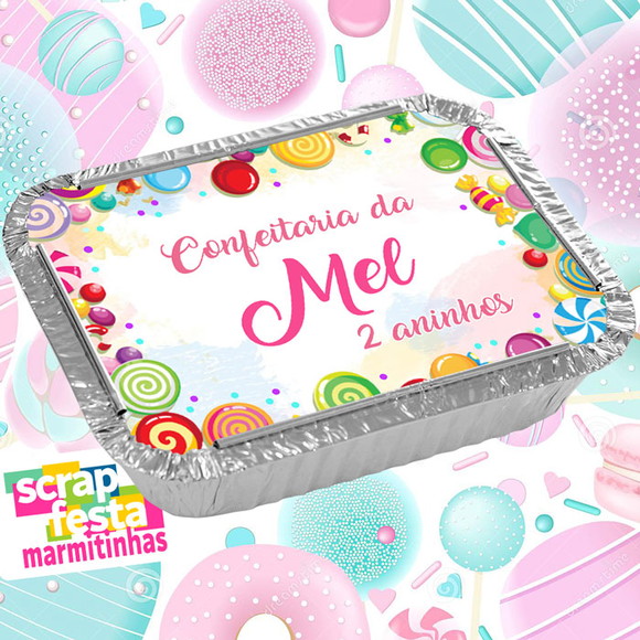 Marmitinha Personalizada Festa Confeitaria